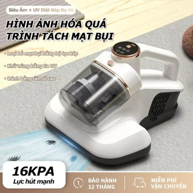 ONR Máy Hút Bụi Giường Nệm 10KPa Siêu Âm UV Khử Khuẩn Loại Bỏ Lông Thú Cưng Giá Ưu Đãi 769k