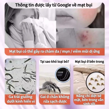 ONR Máy Hút Bụi Giường Nệm 10KPa Siêu Âm UV Khử Khuẩn Loại Bỏ Lông Thú Cưng Giá Ưu Đãi 769k