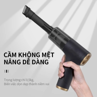 ONR Máy Hút và Thổi Bụi Cầm Tay Siêu Nhẹ 380g, Sạc Pin, Dùng Cho Ô Tô - 395.000₫ 3