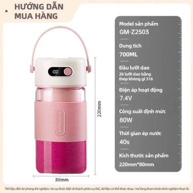 ONR Máy Xay Sinh Tố Cầm Tay Đa Năng 700/1.000ml - Hiển Thị Thông Minh, Giá 520k 10 ONR Máy Xay Sinh Tố Cầm Tay Đa Năng 700/1.000ml - Hiển Thị Thông Minh, Giá 520k 10