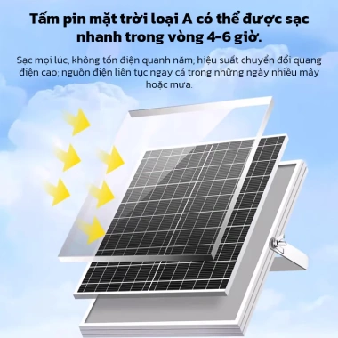 OOKAS Đèn Tuýp LED Năng Lượng Mặt Trời – Chiếu Sáng Sân Vườn, Ban Công, Tiết Kiệm Năng Lượng, Giá 159.000₫ 4