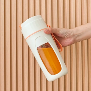 OOKAS Máy Xay Sinh Tố Di Động 500ml Xay Đá 10 Lưỡi Pin Lớn Sạc Nhanh Type‑C Giá 149.000₫