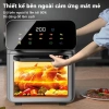 OOKAS Nồi Chiên Không Dầu 16L Đa Năng, Màn Hình Cảm Ứng LED, Giảm Giá 1.190.000 VND 3