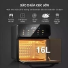 OOKAS Nồi Chiên Không Dầu 16L Đa Năng, Màn Hình Cảm Ứng LED, Giảm Giá 1.190.000 VND 5