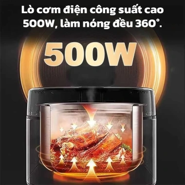 OOKAS Nồi Cơm Điện Đa Năng 3L/6L Chống Dính – Tặng Muỗng Ăn, Giá Ưu Đãi 339.000₫