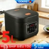 OOKAS Nồi Cơm Điện Đa Năng 6L 220V - Chảo Chống Dính, Giá Ưu Đãi 399.000₫