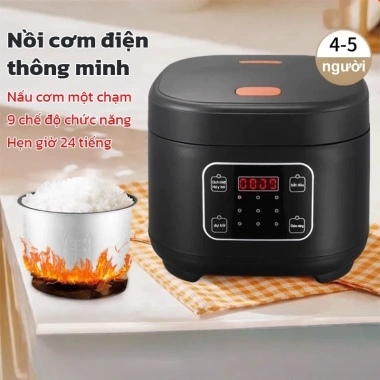 OOKAS Nồi Cơm Điện Đa Năng 6L 220V - Chảo Chống Dính, Giá Ưu Đãi 399.000₫