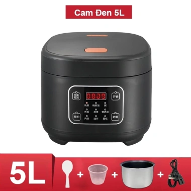OOKAS Nồi Cơm Điện Đa Năng 6L 220V - Chảo Chống Dính, Giá Ưu Đãi 399.000₫