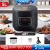 OOKAS Nồi Cơm Điện Đa Năng 6L Chống Dính, Nấu Nhanh Cao 220V Giá 399k