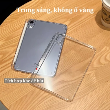 Ốp acrylic trong không ngả vàng cho iPad Air 4/5/6/7, Pro, Mini 7/6 - 168.000đ 4 Ốp acrylic trong không ngả vàng cho iPad Air 4/5/6/7, Pro, Mini 7/6 - 168.000đ 4