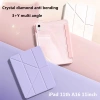 Ốp Acrylic Trong Suốt iPad 11‑inch – Hỗ Trợ Air, Pro, Mini, Khe Bút, Stand Flip