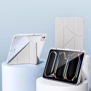 Ốp Acrylic Trong Suốt iPad 11‑inch – Hỗ Trợ Air, Pro, Mini, Khe Bút, Stand Flip 9 Ốp Acrylic Trong Suốt iPad 11‑inch – Hỗ Trợ Air, Pro, Mini, Khe Bút, Stand Flip 9