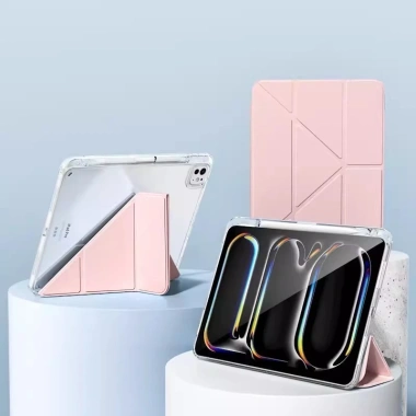 Ốp Acrylic Trong Suốt iPad 11‑inch – Hỗ Trợ Air, Pro, Mini, Khe Bút, Stand Flip 10 Ốp Acrylic Trong Suốt iPad 11‑inch – Hỗ Trợ Air, Pro, Mini, Khe Bút, Stand Flip 10