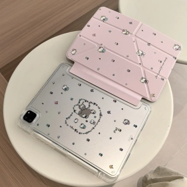 Ốp bảo vệ iPad 11'' thế hệ 9 Acrylic DQHU giảm giá 3+Y Air7 M3, dễ thương, có khe cắm bút 2