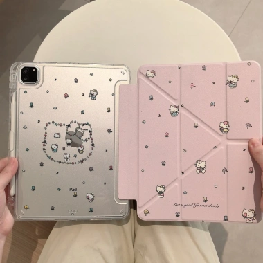 Ốp bảo vệ iPad 11'' thế hệ 9 Acrylic DQHU giảm giá 3+Y Air7 M3, dễ thương, có khe cắm bút 3