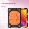 Ốp bảo vệ Samsung A11 Plus - Silicon ba trong một, giá đỡ dọc ngang, dây đeo