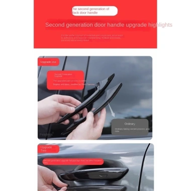 Ốp Bọc Tay Nắm Cửa Mazda CX-30 Đen Sáng - Bảo Vệ, Lắp Đơn Giản, Giá 377.999 VND 7