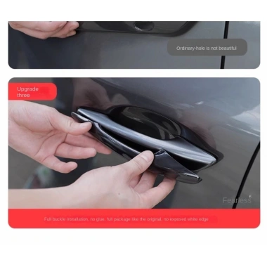 Ốp Bọc Tay Nắm Cửa Mazda CX-30 Đen Sáng - Bảo Vệ, Lắp Đơn Giản, Giá 377.999 VND 8