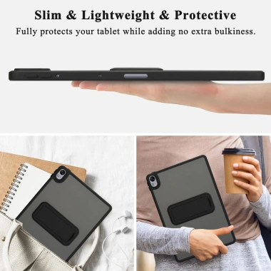Ốp Chống Uốn Mờ PC TPU cho Huawei Honor Pad X8a 11 inch 2.025, X9 - Bảo Vệ Chống Sốc có Giá Đỡ