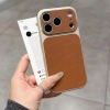 Ốp da cao cấp cho iPhone 17/16/15/14/13/12 Pro Max Plus - Da không khí cứng, chống sốc