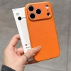 Ốp da cao cấp cho iPhone 17/16/15/14/13/12 Pro Max Plus - Da không khí cứng, chống sốc 2