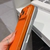 Ốp da cao cấp cho iPhone 17/16/15/14/13/12 Pro Max Plus - Da không khí cứng, chống sốc 5