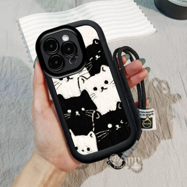 Ốp Dây Buộc Realme Note 50/60 + C Series - Phim Hoạt Hình Mèo PFK1.026A Giá 39.900 7