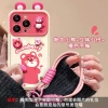 Ốp điện thoại gấu vàng buộc búp bê gương lật hoạt hình dễ thương cho iPhone 14/15/16/17 - Giá ưu đãi 104k 5