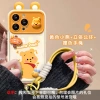 Ốp điện thoại gấu vàng buộc búp bê gương lật hoạt hình dễ thương cho iPhone 14/15/16/17 - Giá ưu đãi 104k 6