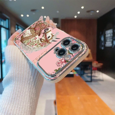 Ốp điện thoại iPhone phong cách cổ tích ngựa trắng hoa - Giá 68.999đ, tương thích iPhone 11-17 Pro Max 3