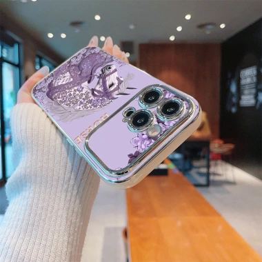 Ốp điện thoại iPhone phong cách cổ tích ngựa trắng hoa - Giá 68.999đ, tương thích iPhone 11-17 Pro Max 5