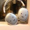 Ốp điện thoại mềm họa tiết mặt cười đen – Vỏ bảo vệ AirPod Max không dây, 83.498₫
