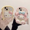 Ốp điện thoại nướng ba chiều Melody KT Cat Apple iPhone 15 Pro Max Silicone 13 trọn gói giá chỉ 112.752đ