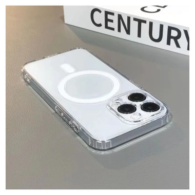 Ốp điện thoại sạc không dây từ tính trong suốt cho iPhone 15-11 Max/Plus - 49.680₫ 9