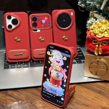 Ốp điện thoại Vàng Pony Đế sáng tạo cao cấp, tương thích iPhone 17 Pro Max, 16 Pro, 15, 14 - Giá ưu đãi 171.284 VND 5