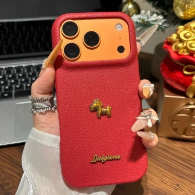 Ốp điện thoại Vàng Pony Đế sáng tạo cao cấp, tương thích iPhone 17 Pro Max, 16 Pro, 15, 14 - Giá ưu đãi 171.284 VND 8