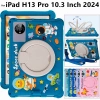Ốp iPad H13 Pro 10.3 inch xoay 360 độ hoạt hình dễ thương, silicon mềm chống sốc, giá 73.505 VND