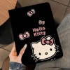 Ốp iPad Hello Kitty da cao cấp, vỏ lật silicone 73mm, khay bút cute, tương thích iPad Air‑Pro 1‑11, giảm giá 168k