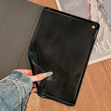 Ốp iPad Hello Kitty da cao cấp, vỏ lật silicone 73mm, khay bút cute, tương thích iPad Air‑Pro 1‑11, giảm giá 168k