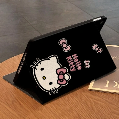 Ốp iPad Hello Kitty da cao cấp, vỏ lật silicone 73mm, khay bút cute, tương thích iPad Air‑Pro 1‑11, giảm giá 168k 4 Ốp iPad Hello Kitty da cao cấp, vỏ lật silicone 73mm, khay bút cute, tương thích iPad Air‑Pro 1‑11, giảm giá 168k 4