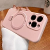 Ốp iPhone 13-17 Pro Max Silicon Flip Bracket - Vỏ mềm macaron, chống sốc, có giá đỡ 10