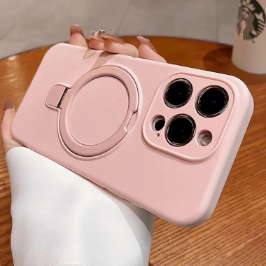 Ốp iPhone 13-17 Pro Max Silicon Flip Bracket - Vỏ mềm macaron, chống sốc, có giá đỡ 10 Ốp iPhone 13-17 Pro Max Silicon Flip Bracket - Vỏ mềm macaron, chống sốc, có giá đỡ 10