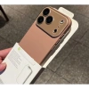 Ốp iPhone 17/16/15/14/13/12 Pro Max mờ ống kính pha lê, bảo vệ camera chống sốc, rơi, mặt sau cứng 9