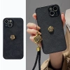 Ốp kim loại 3D họa tiết dây chuyền hoa trà mát mẻ cho iPhone 17‑15 Pro Max, 14‑13, XS Max, XR – hoa đẹp