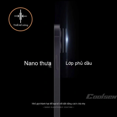 Ốp kính camera trong suốt liền khối cho iPhone 17-16-15-14-13-12-11 Pro Max - Bảo vệ camera, giá 38.500₫