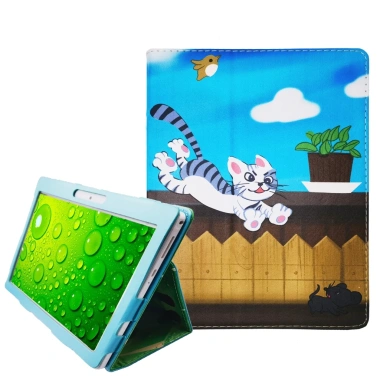 Ốp Lật iPad H13 Pro 10.3 2.024 - Họa Tiết Lụa, Gập Lại Đứng, Bảo Vệ Toàn Thân