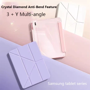 Ốp Lật Y-Folding cho Samsung Galaxy Tab S11 2.025 - Bảo Vệ 12.4 inch, Khe Cắm Bút