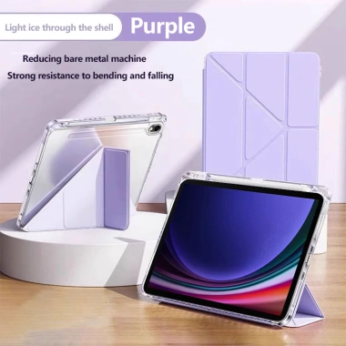 Ốp Lật Y-Folding cho Samsung Galaxy Tab S11 2.025 - Bảo Vệ 12.4 inch, Khe Cắm Bút