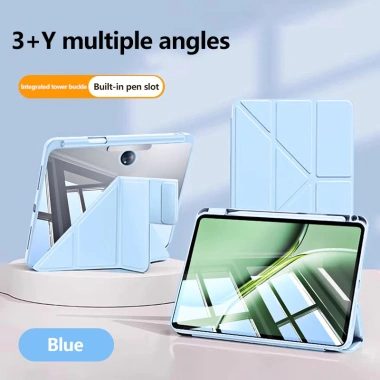 Ốp Lưng Acrylic Trong Suốt OPPO Pad 3/2/3 Pro/Air 2/Neo - Flip Cover Y-Fold Khóa Tháp, Giá ưu đãi 102.046 VND