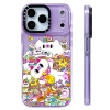 Ốp lưng Cat Paradise hoạt hình dễ thương, silicone trong suốt, sạc không dây từ tính, tương thích iPhone 12‑17 Pro Max, chống sốc 6